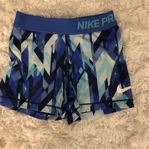 Blue nike pro shorts WILLING TO NEGOTIATE